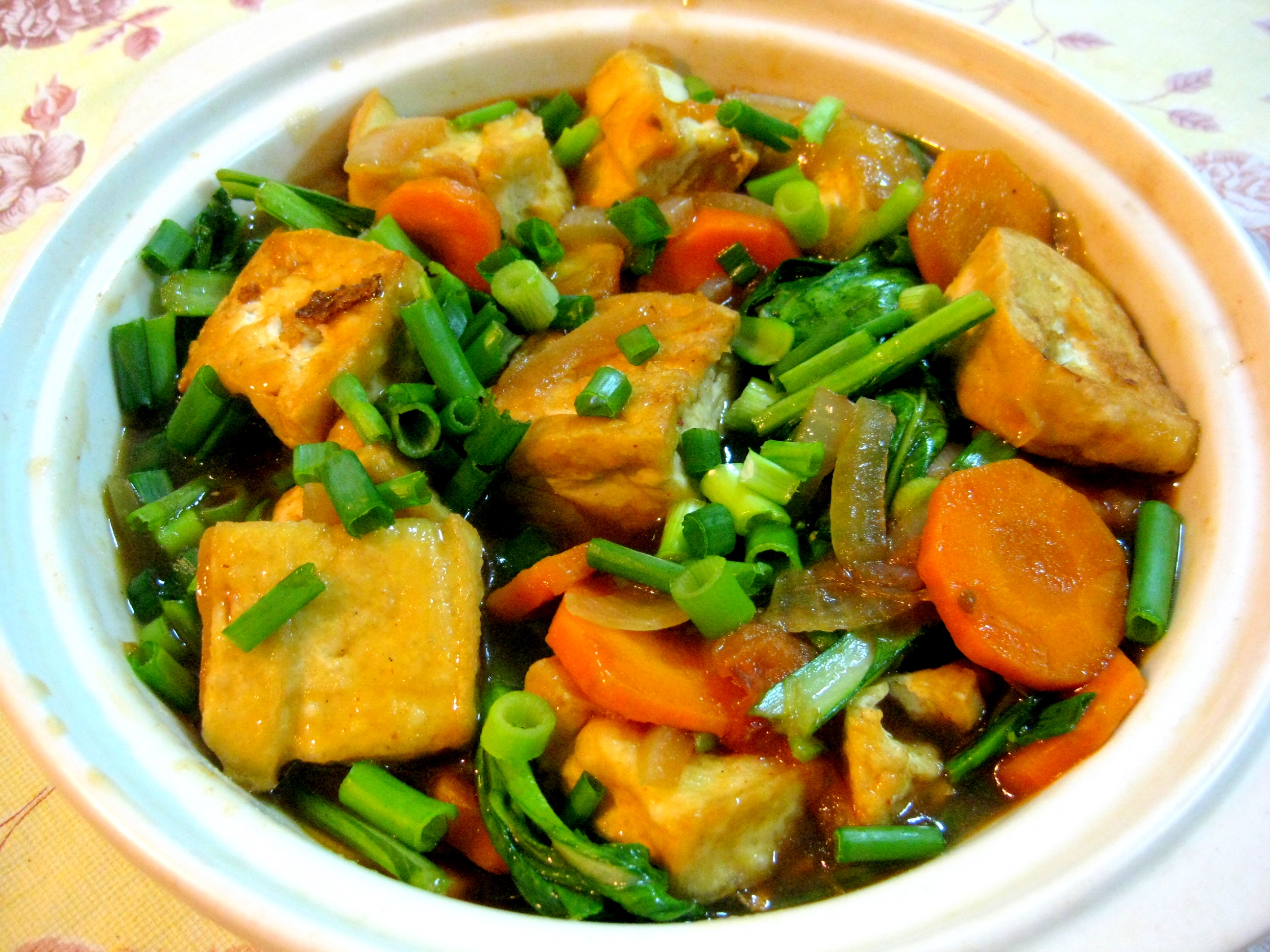 Tofu with Vegetables – Asap Dapur